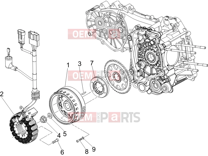 PIAGGIO Beverly 400 ie Engine » Flywheel magneto