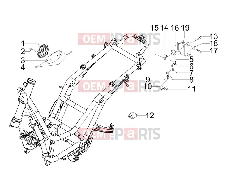 PIAGGIO Beverly 400 ie Tourer Electrical system » Voltage Regulators - Electronic Control Units (ecu) - H.T. Coil