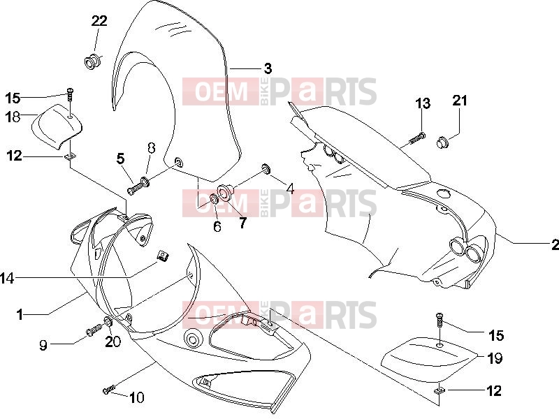 PIAGGIO Beverly 500 Handlebars/Steering » Handlebars coverages
