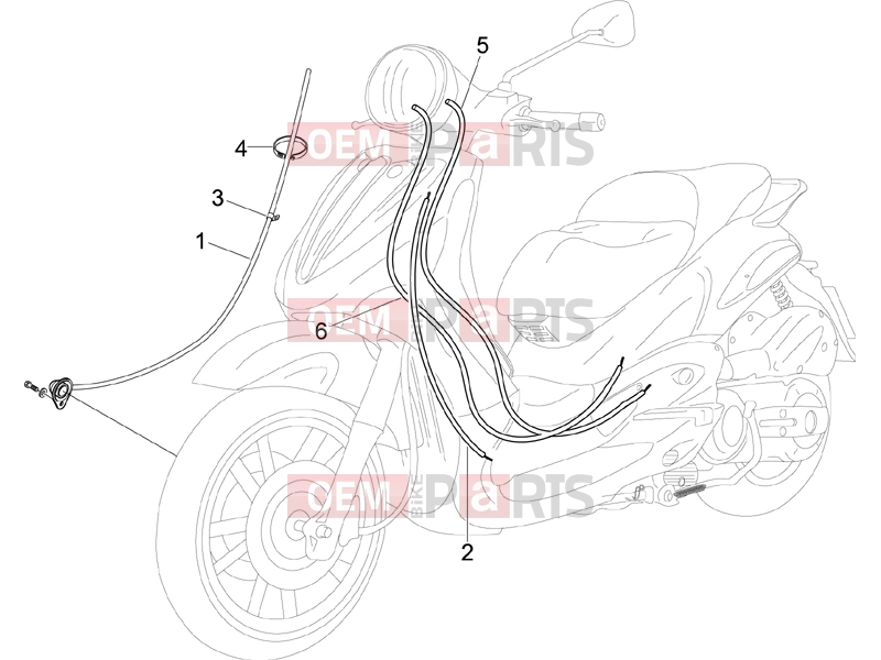 PIAGGIO Beverly 500 Cruiser Braking system - Transmissions » Transmissions