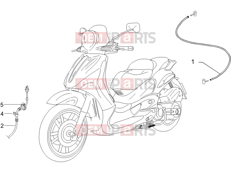 PIAGGIO Beverly 500 ie Braking system - Transmissions » Transmissions