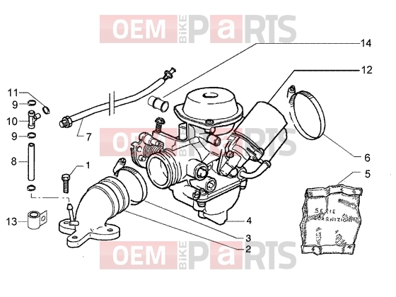 PIAGGIO Engine » Carburettor