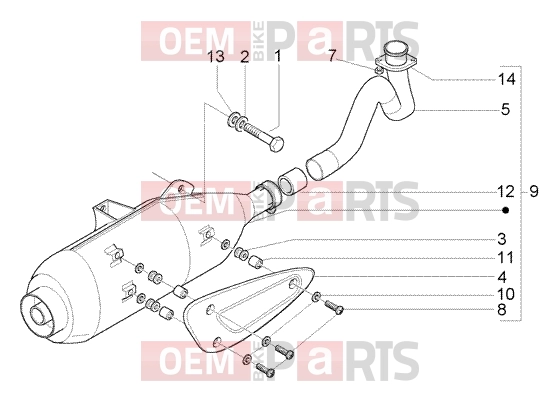 PIAGGIO Engine » Silencer