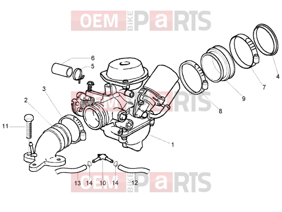 PIAGGIO Engine » Carburettor