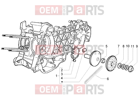 PIAGGIO Engine » Driving pulley