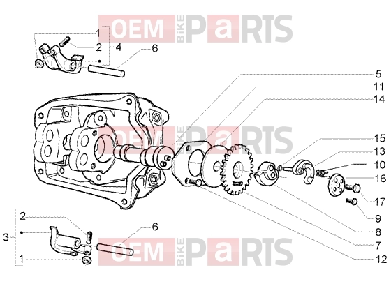 PIAGGIO Engine » rocker levers