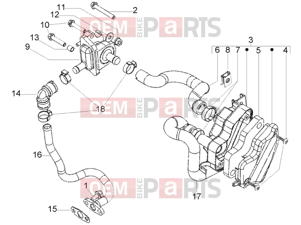 PIAGGIO Engine » Secondary air box