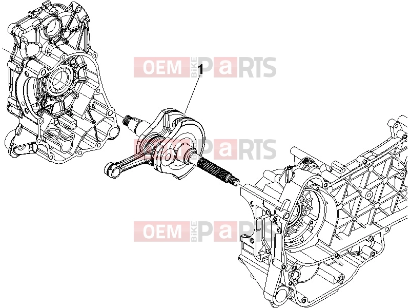 PIAGGIO BV 250 (U.S.A.) Engine » Crankshaft