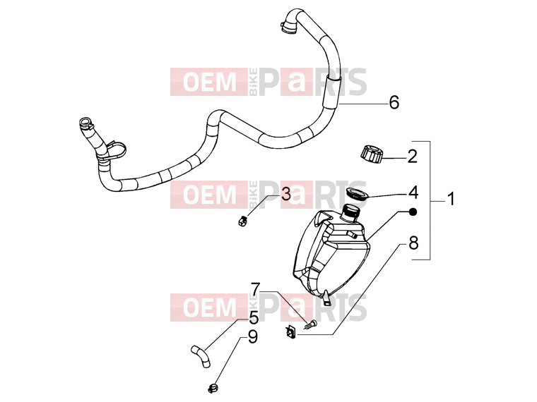 PIAGGIO Chassis » Cooling system