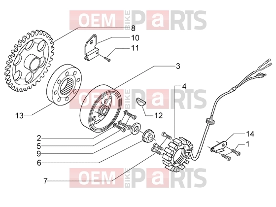 PIAGGIO Engine » Flywheel magneto