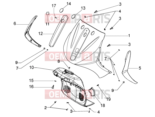 PIAGGIO Chassis » Shield-whell compartement