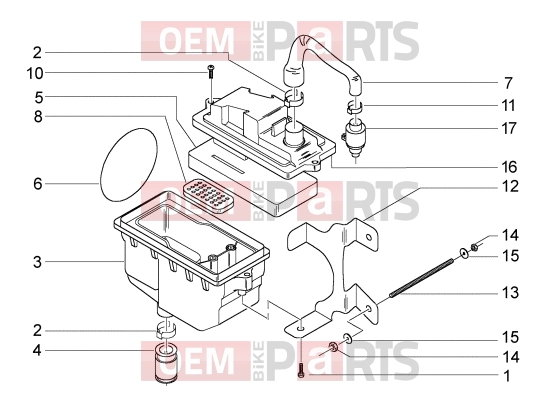 PIAGGIO Chassis » Box secondary air