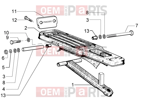 PIAGGIO Chassis » Swinging support