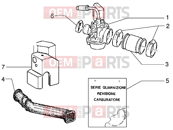 PIAGGIO Engine » Carburettor
