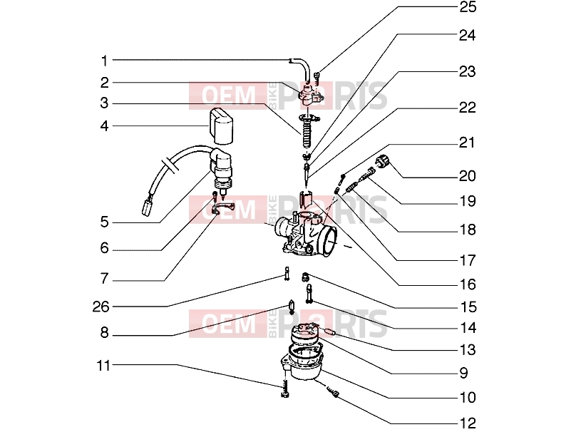 PIAGGIO Engine » Carburettor