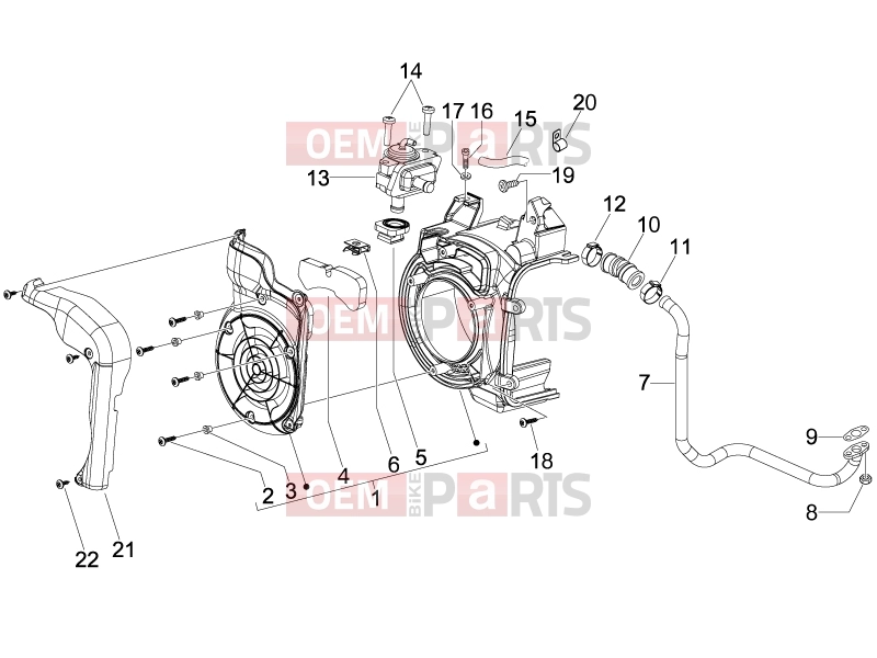 PIAGGIO Fly 125  Engine » Secondary air box