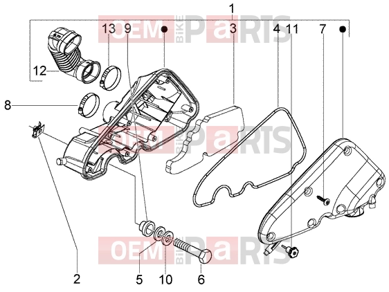 PIAGGIO Engine » Air cleaner