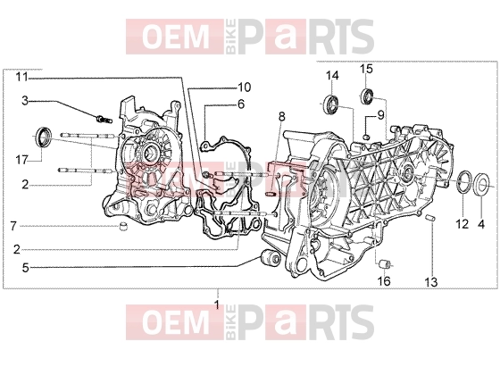 PIAGGIO Engine » Crankase