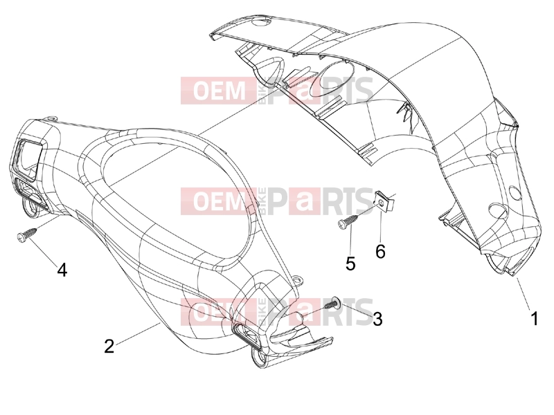 PIAGGIO Fly 150 Handlebars/Steering » Handlebars coverages
