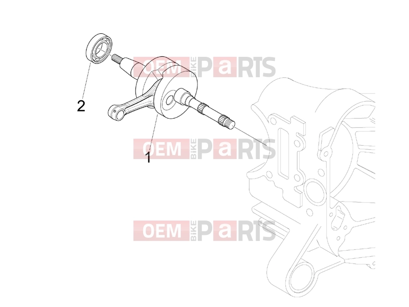 PIAGGIO Fly 50 4T Engine » Crankshaft