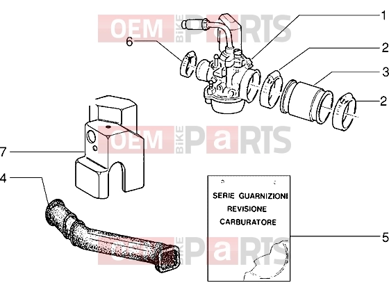PIAGGIO Engine » Carburettor