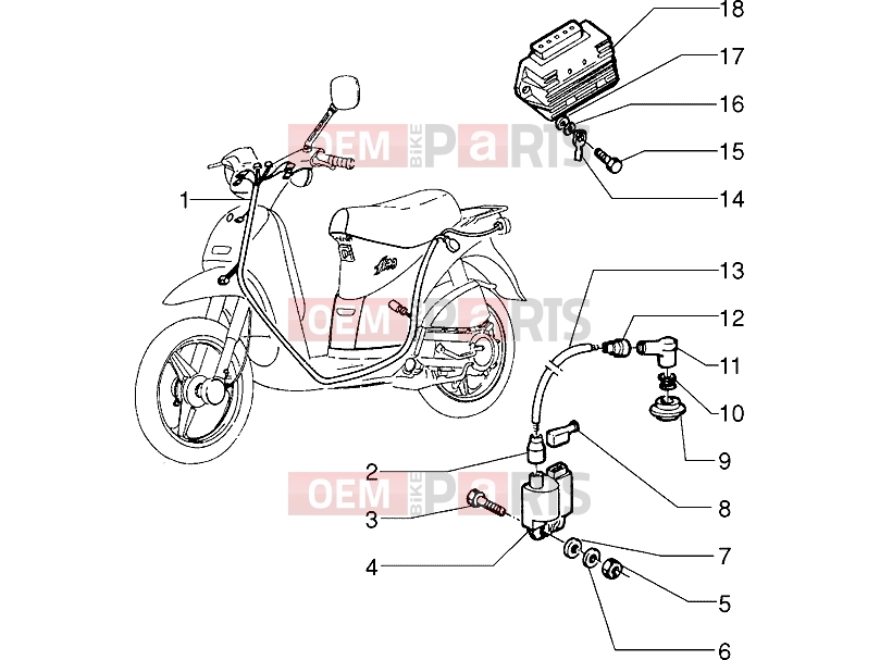 PIAGGIO Electrical system » Electrical devices