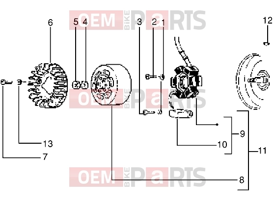 PIAGGIO Engine » Flywheel magneto