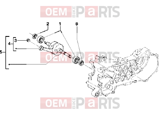 PIAGGIO Engine » Crankshaft