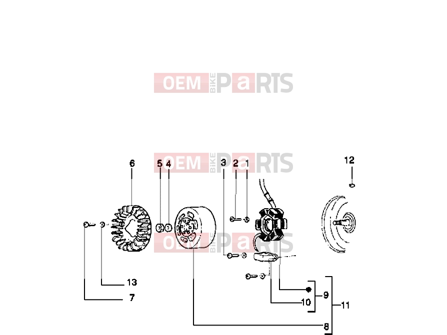 PIAGGIO Engine » Flywheel magneto