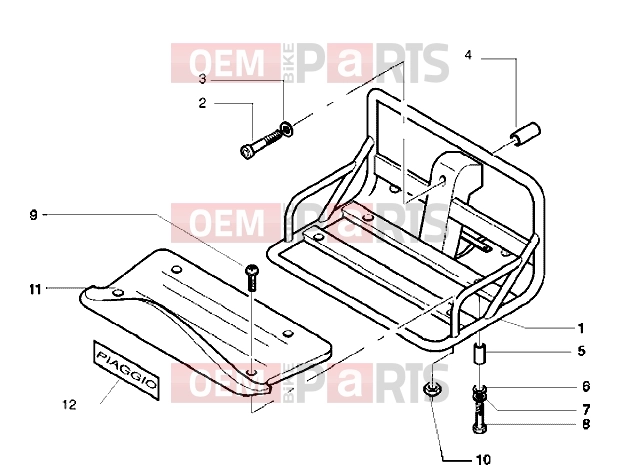 PIAGGIO Chassis » Front carrier