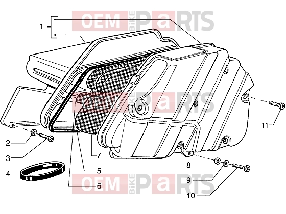 PIAGGIO Engine » Air cleaner