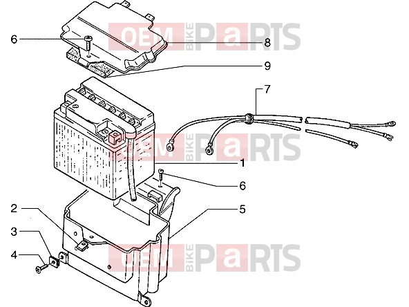 PIAGGIO elektromos rendszer » battery