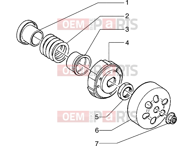 PIAGGIO Engine » Driven pulley