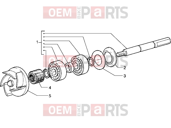 PIAGGIO Engine » Water pump