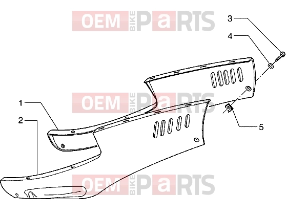 PIAGGIO Chassis » Lower side panels