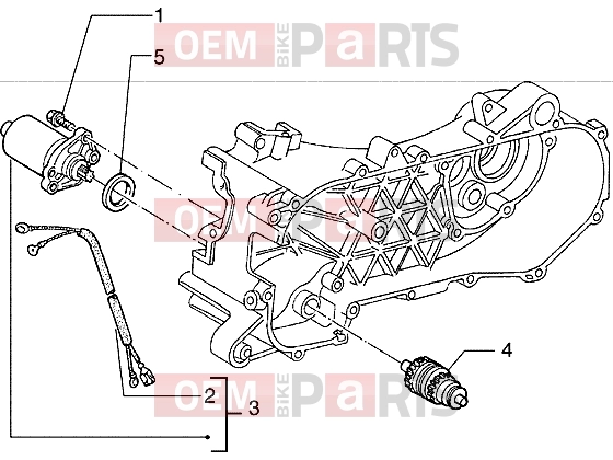 PIAGGIO Engine » Starting motor