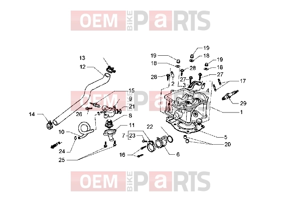 PIAGGIO Engine » Cylinder head