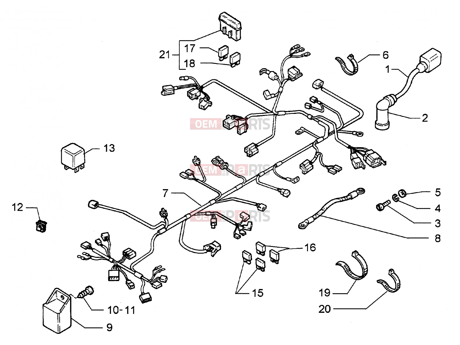 PIAGGIO elektromos rendszer » electrical systems