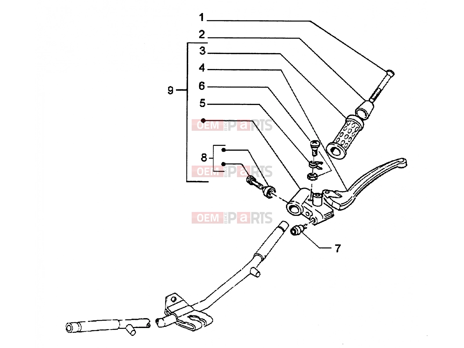 PIAGGIO Handlebar - Controls » Electrical systems