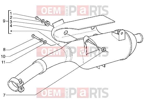 PIAGGIO Engine » Silencer