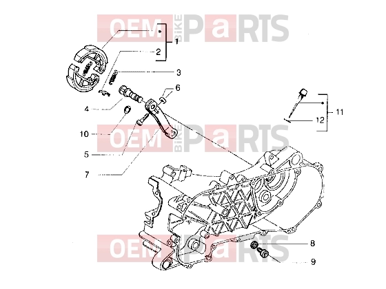 PIAGGIO Engine » Brake lever