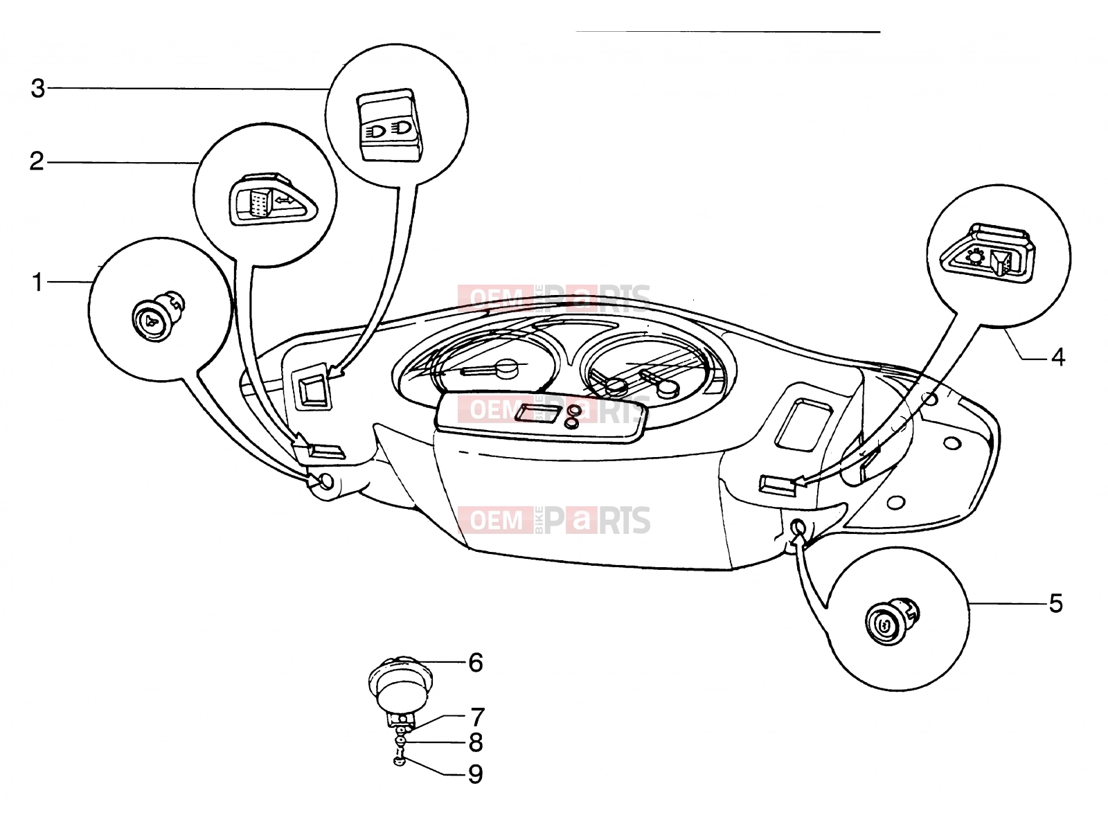 PIAGGIO Electrical system » Electrical systems