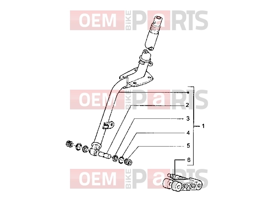 PIAGGIO Suspensions-Wheels » Steering column