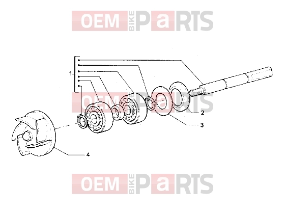 PIAGGIO Engine » Water pump