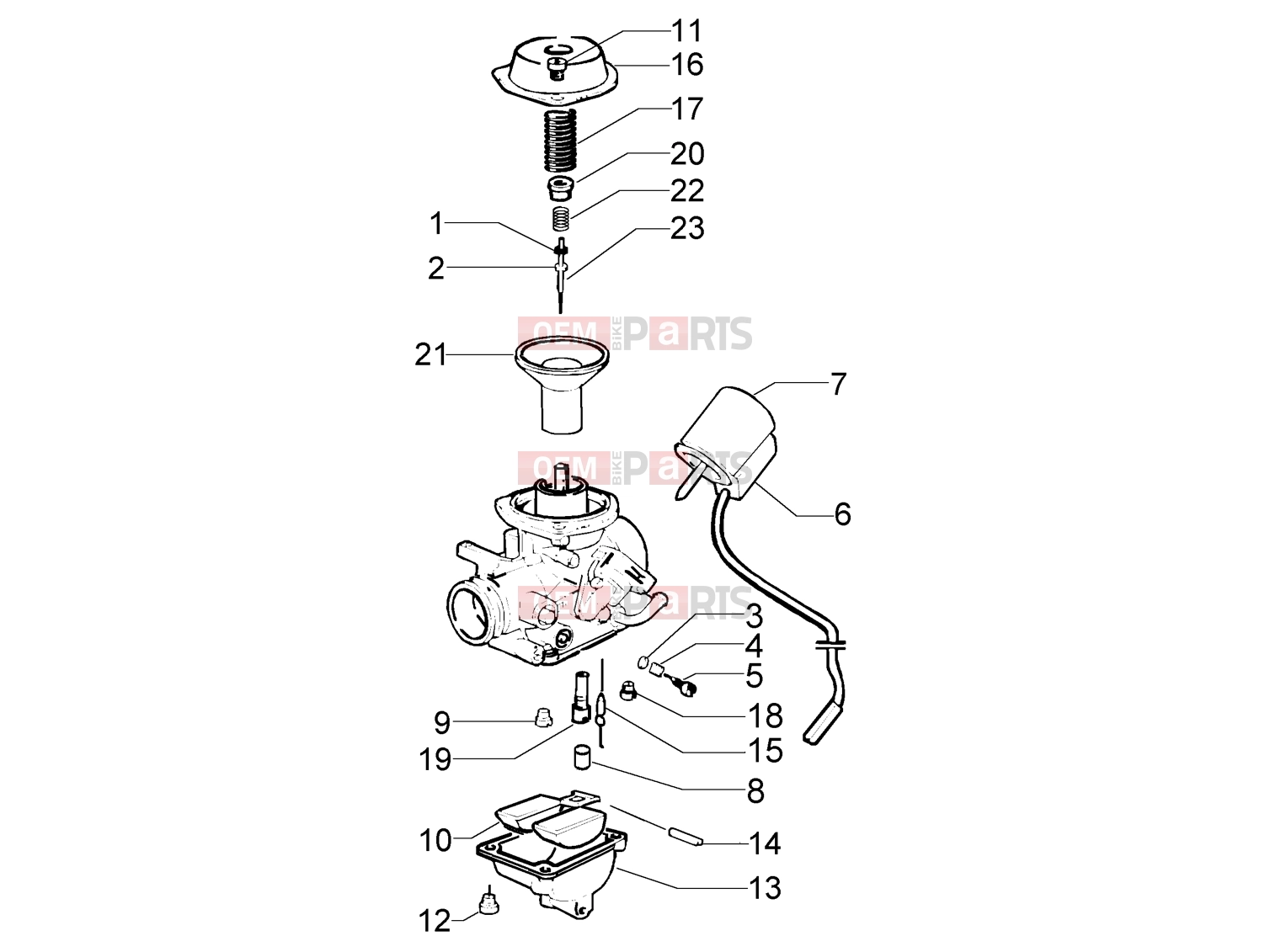 PIAGGIO Engine » Carburettor