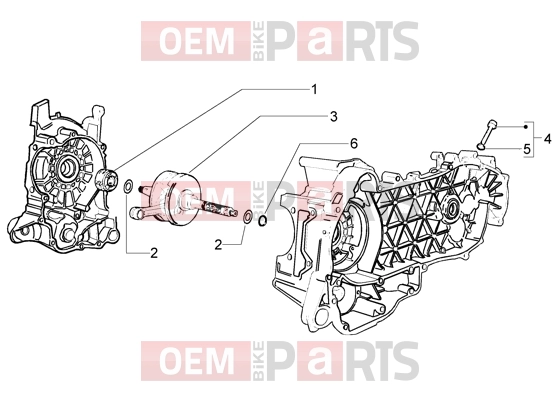 PIAGGIO Engine » Crankshaft