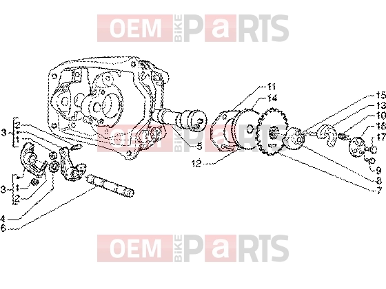 PIAGGIO Engine » Rocker levers support