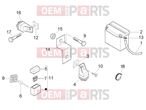 PIAGGIO Electrical system » Electrical device