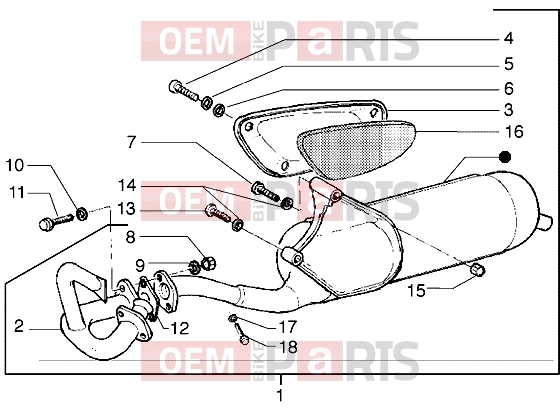 PIAGGIO Engine » Silencer