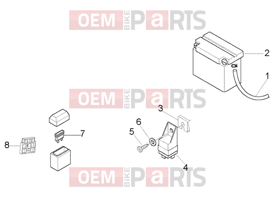 PIAGGIO Electrical system » Electrical device
